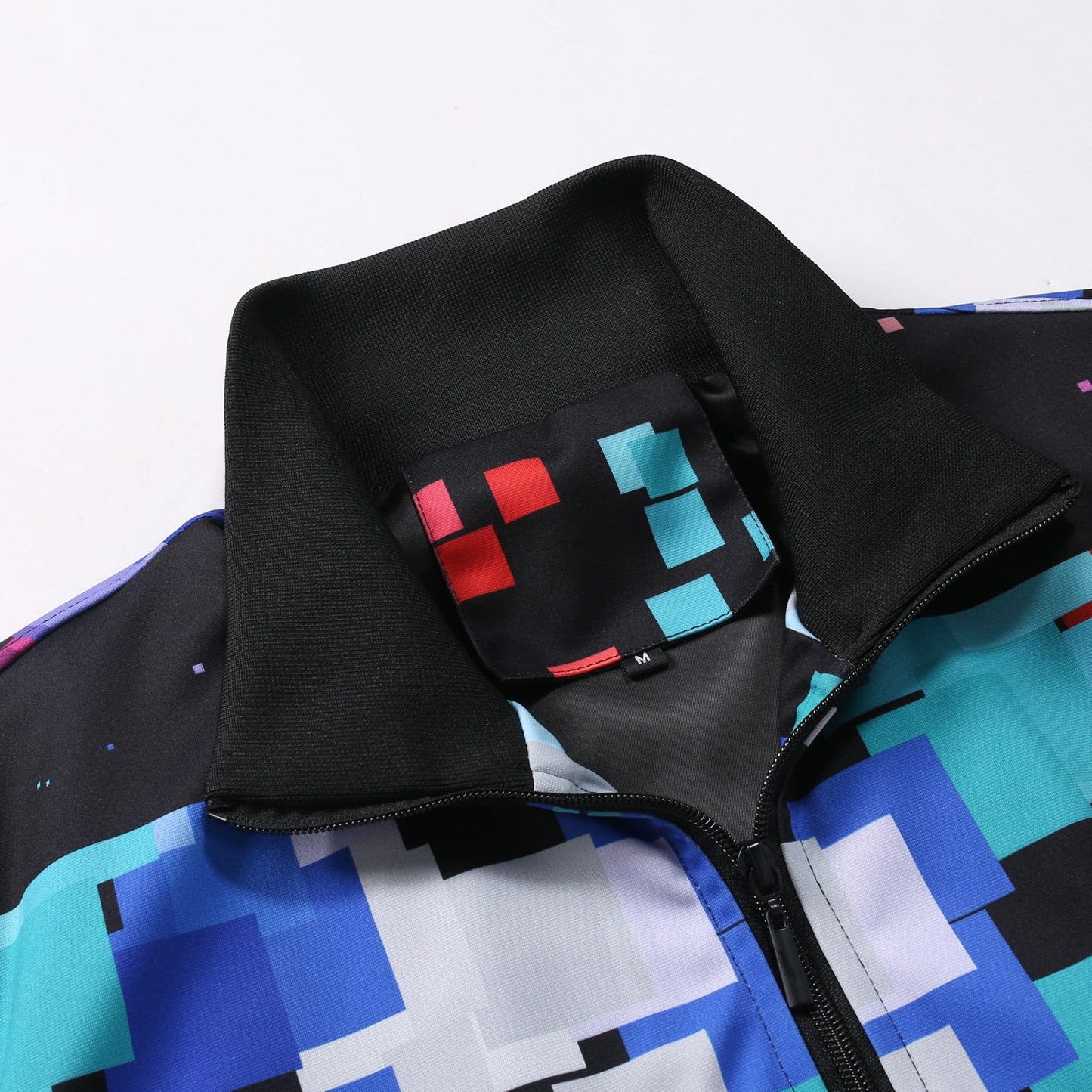 BYBNOLL Mens Casual Bomber Jacket Lightweight Zipper Floral Print Stylish Varsity Jacket for Men