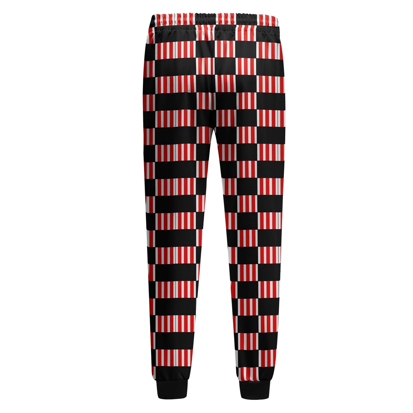 BYBNOLL Men's Printed Long Slash Pocket Multicolor Drawstring Casual Sweatpants