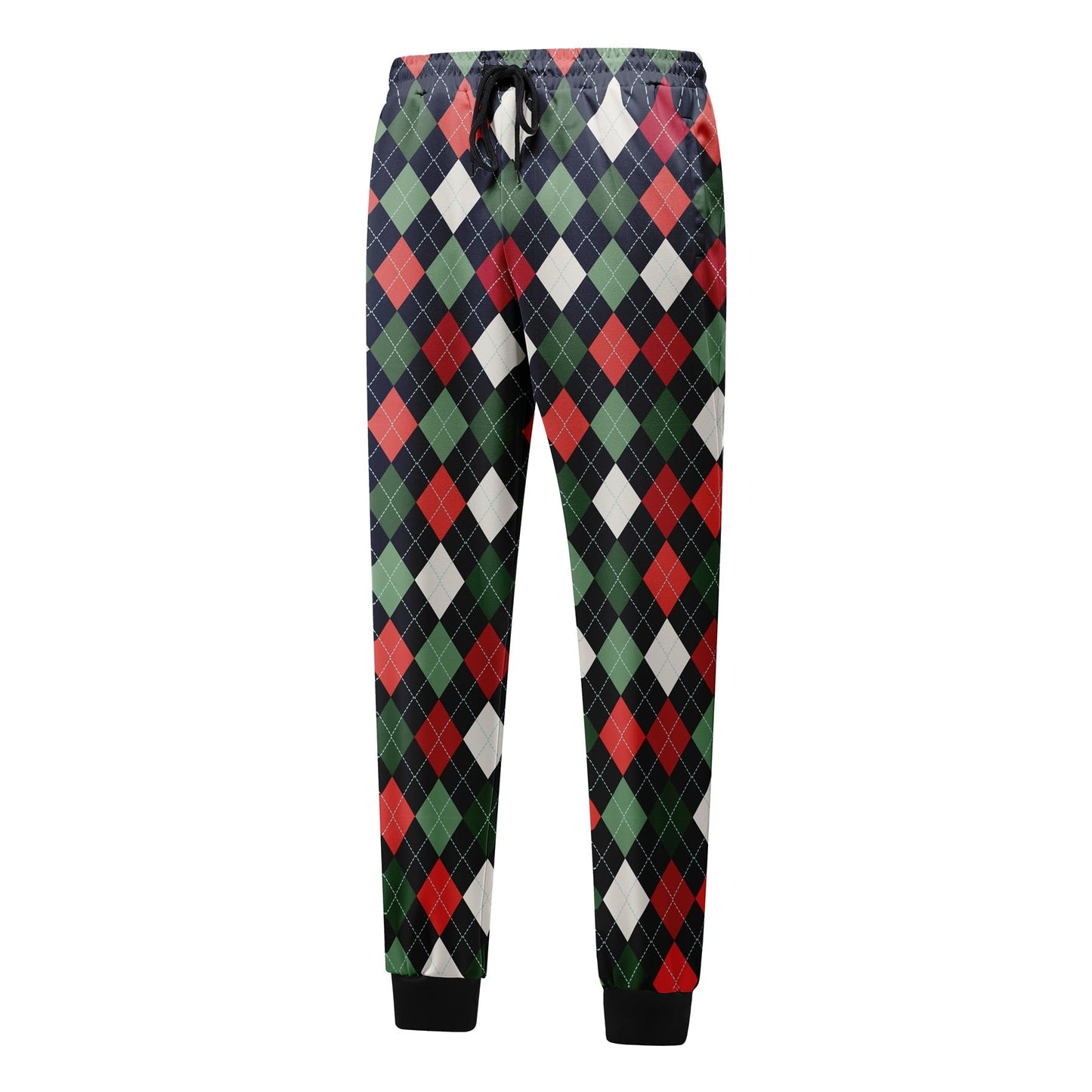 BYBNOLL Men's Printed Long Slash Pocket Multicolor Drawstring Casual Sweatpants