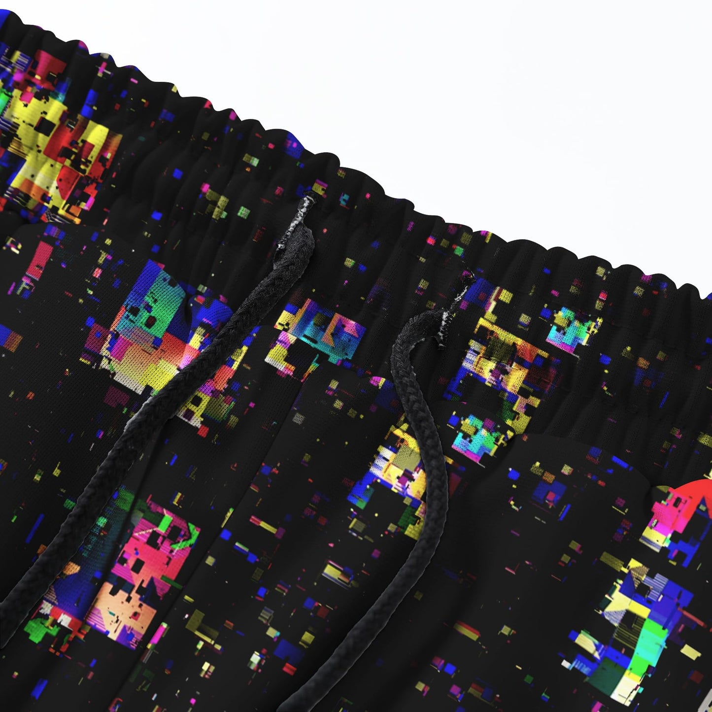 BYBNOLL Men's Printed Long Slash Pocket Multicolor Drawstring Casual Sweatpants