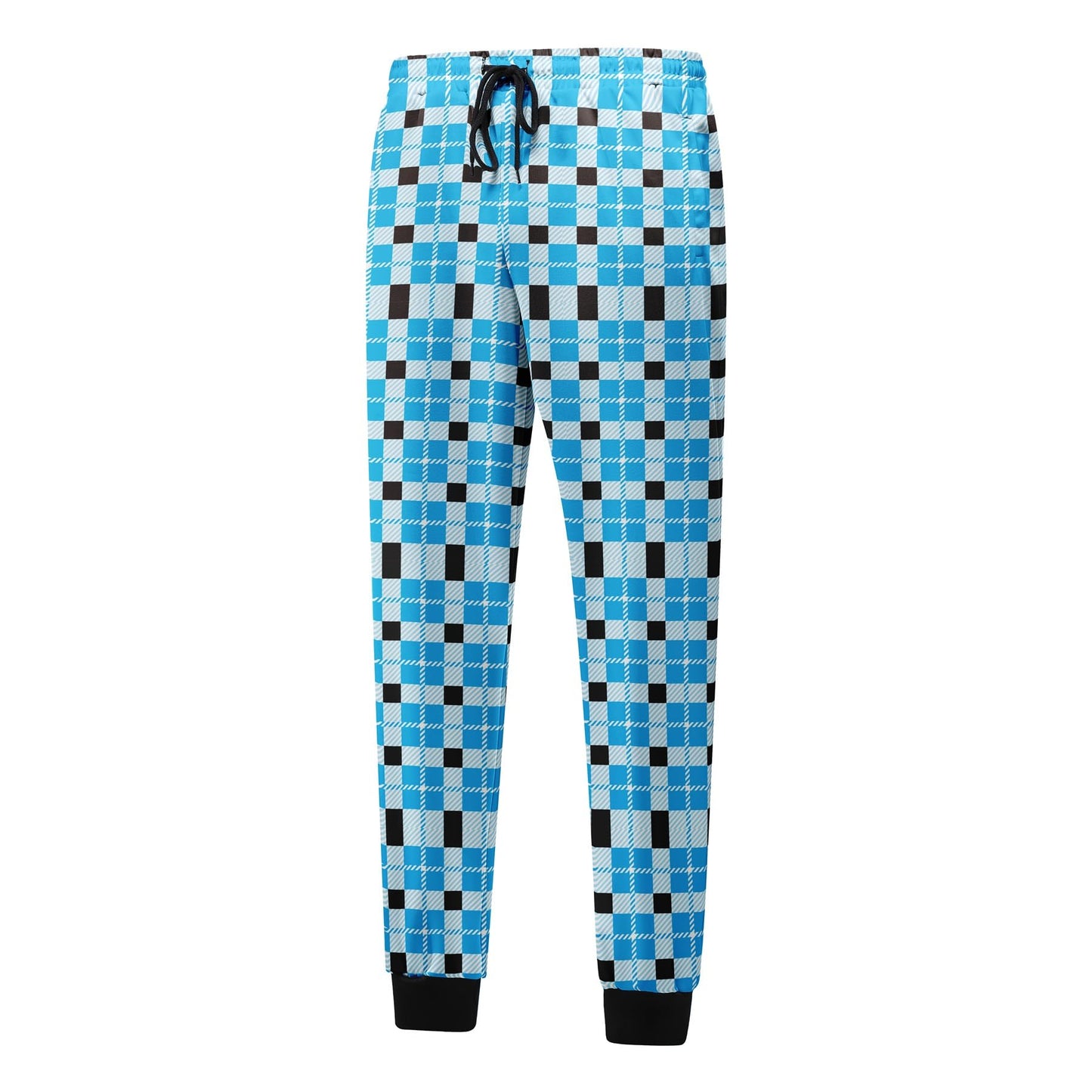 BYBNOLL Men's Printed Long Slash Pocket Multicolor Drawstring Casual Sweatpants