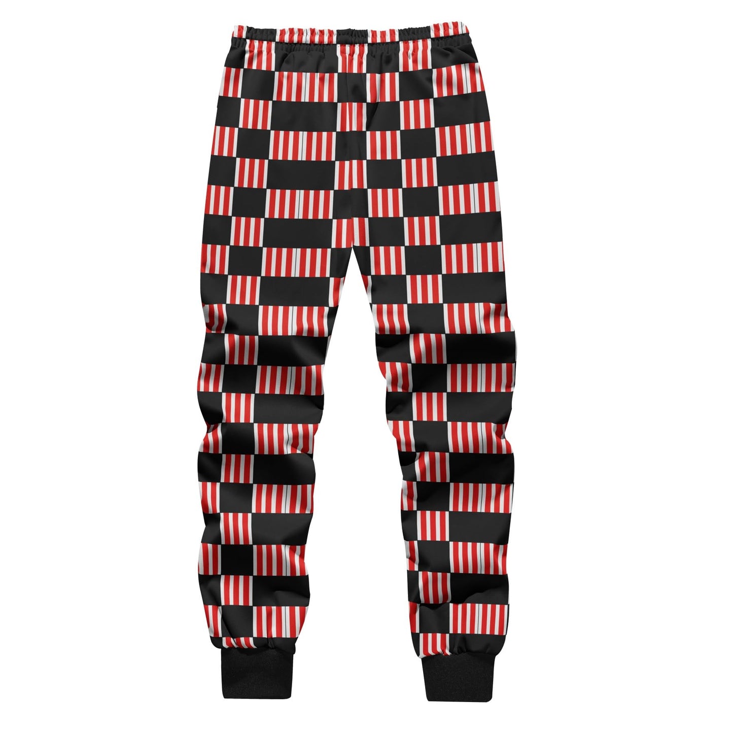 BYBNOLL Men's Printed Long Slash Pocket Multicolor Drawstring Casual Sweatpants