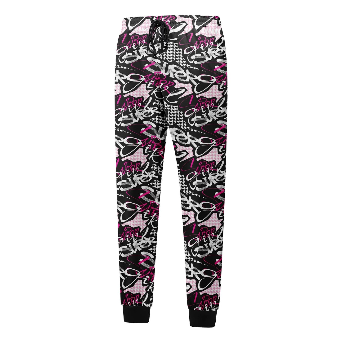 BYBNOLL Men's Printed Long Slash Pocket Multicolor Drawstring Casual Sweatpants