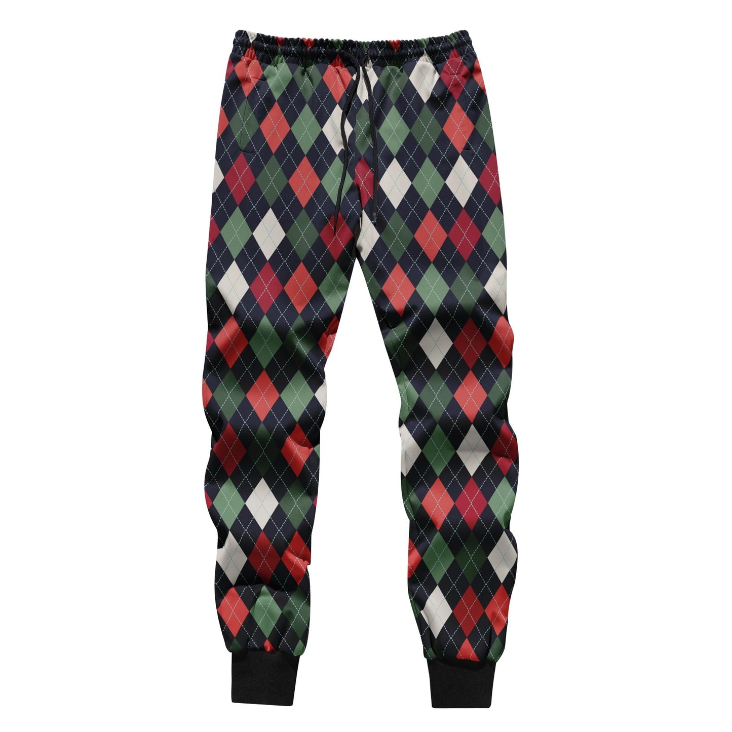 BYBNOLL Men's Printed Long Slash Pocket Multicolor Drawstring Casual Sweatpants