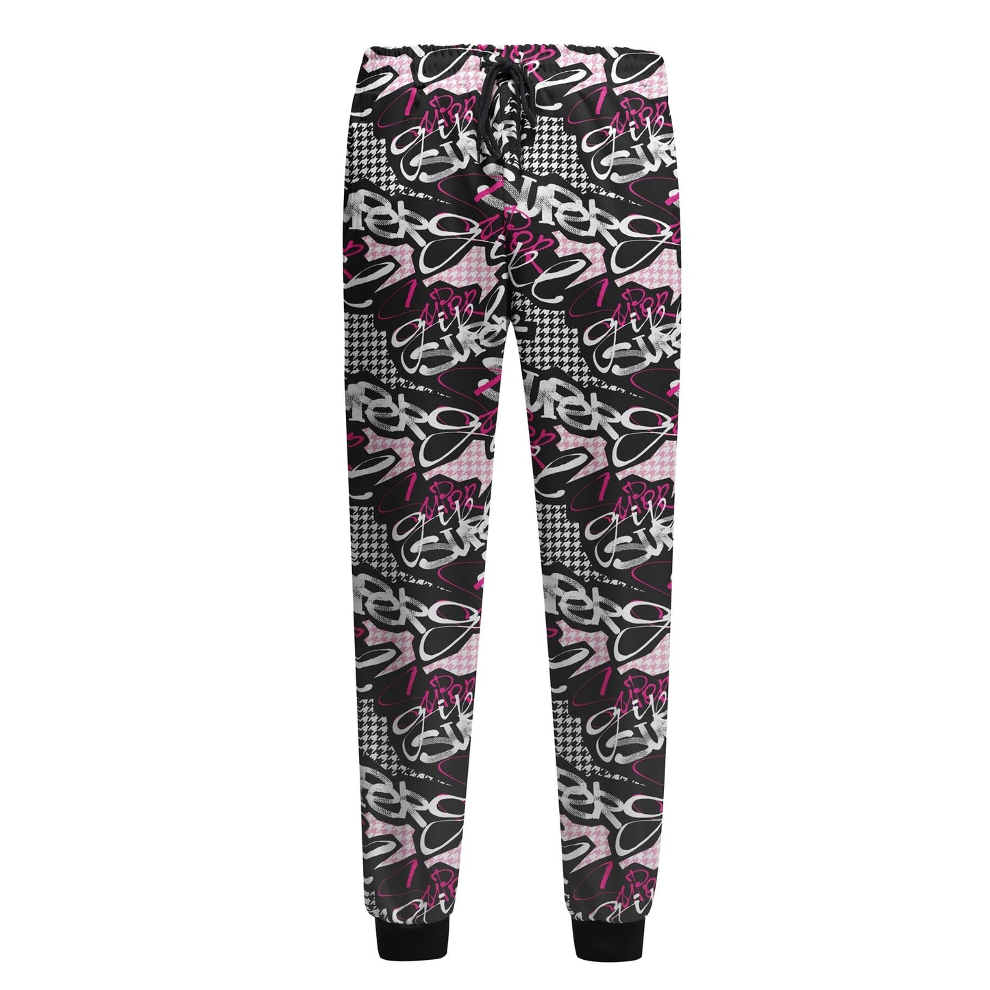 BYBNOLL Men's Printed Long Slash Pocket Multicolor Drawstring Casual Sweatpants