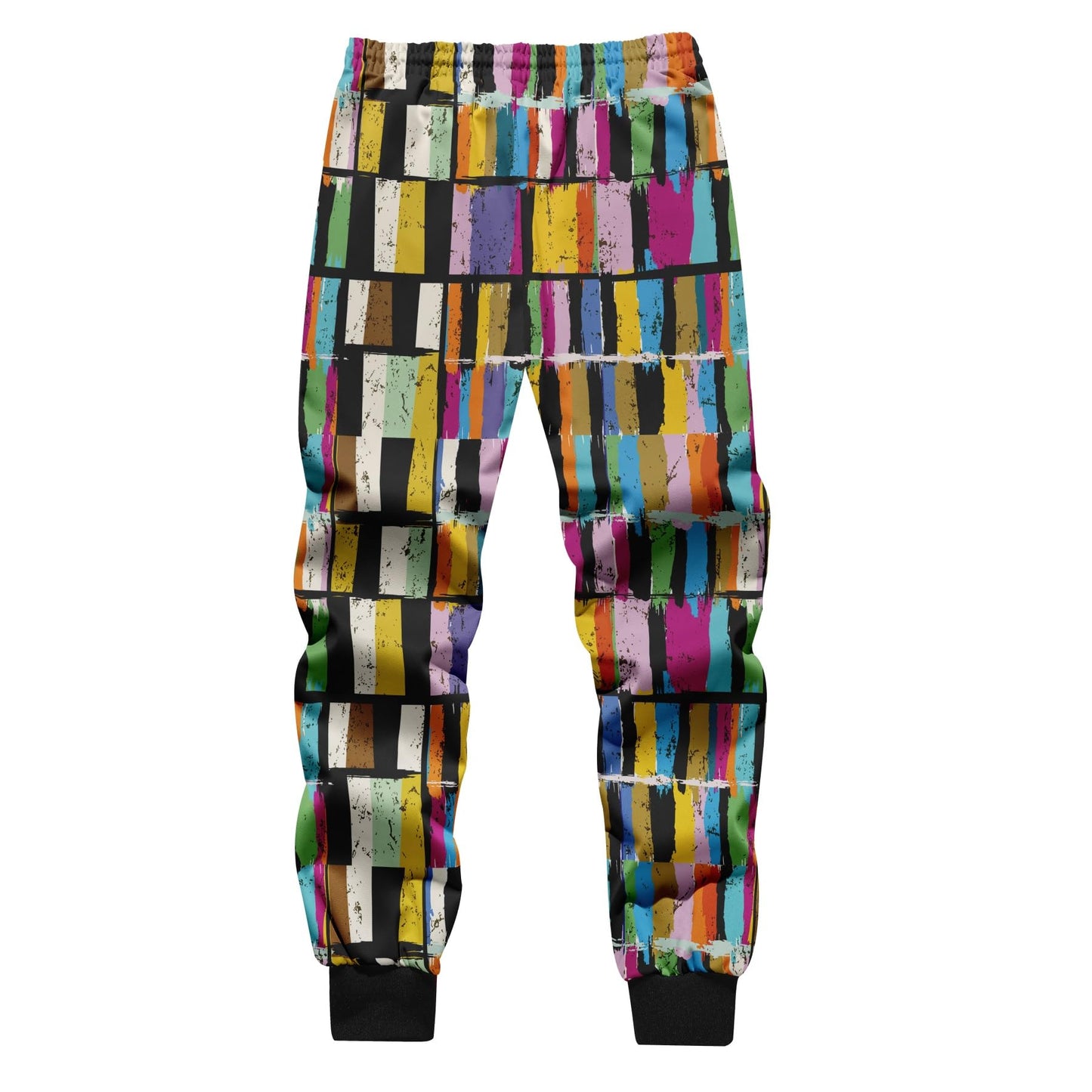 BYBNOLL Men's Printed Long Slash Pocket Multicolor Drawstring Casual Sweatpants
