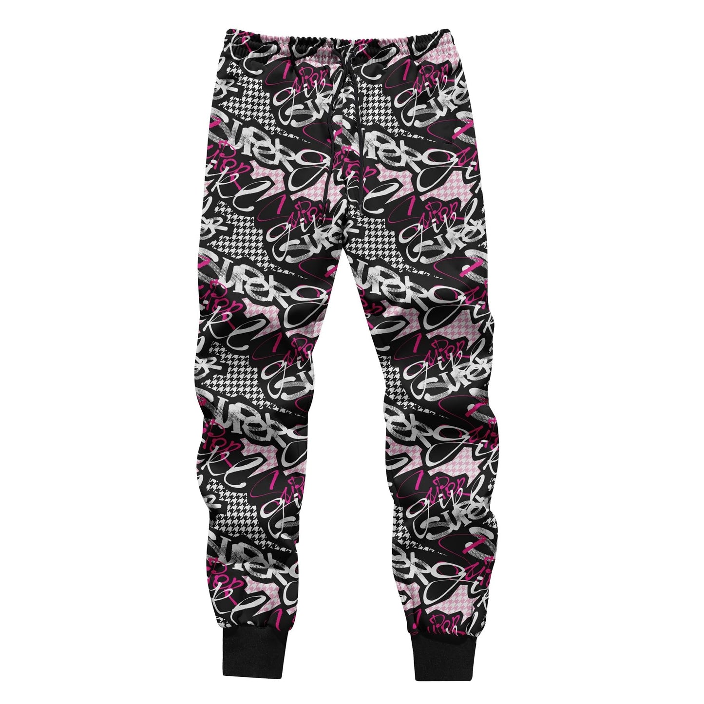 BYBNOLL Men's Printed Long Slash Pocket Multicolor Drawstring Casual Sweatpants