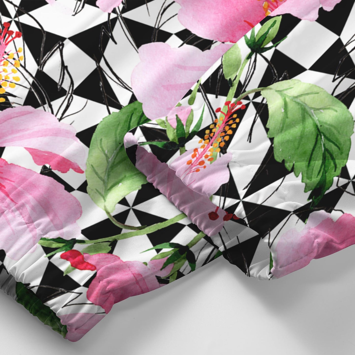 BYBNOLL Men's Tracksuit 2 Pieces Waterproof Set Casual Full Zip Colorful Printed Sport Sweatsuit Sets with Pockets