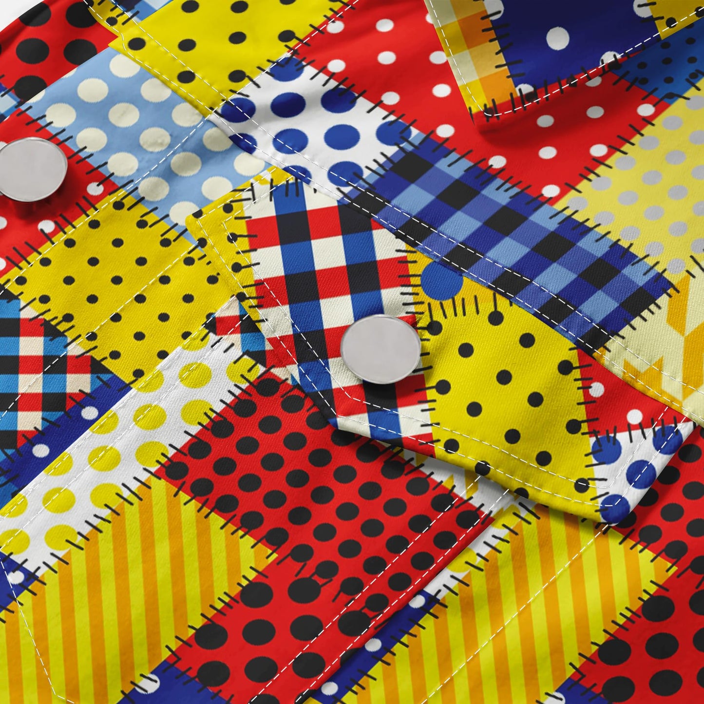 BYBNOLL Men's Denim Vest Sleeveless Casual Jean Vest Button Camouflage Print Jacket Outerwear Vest