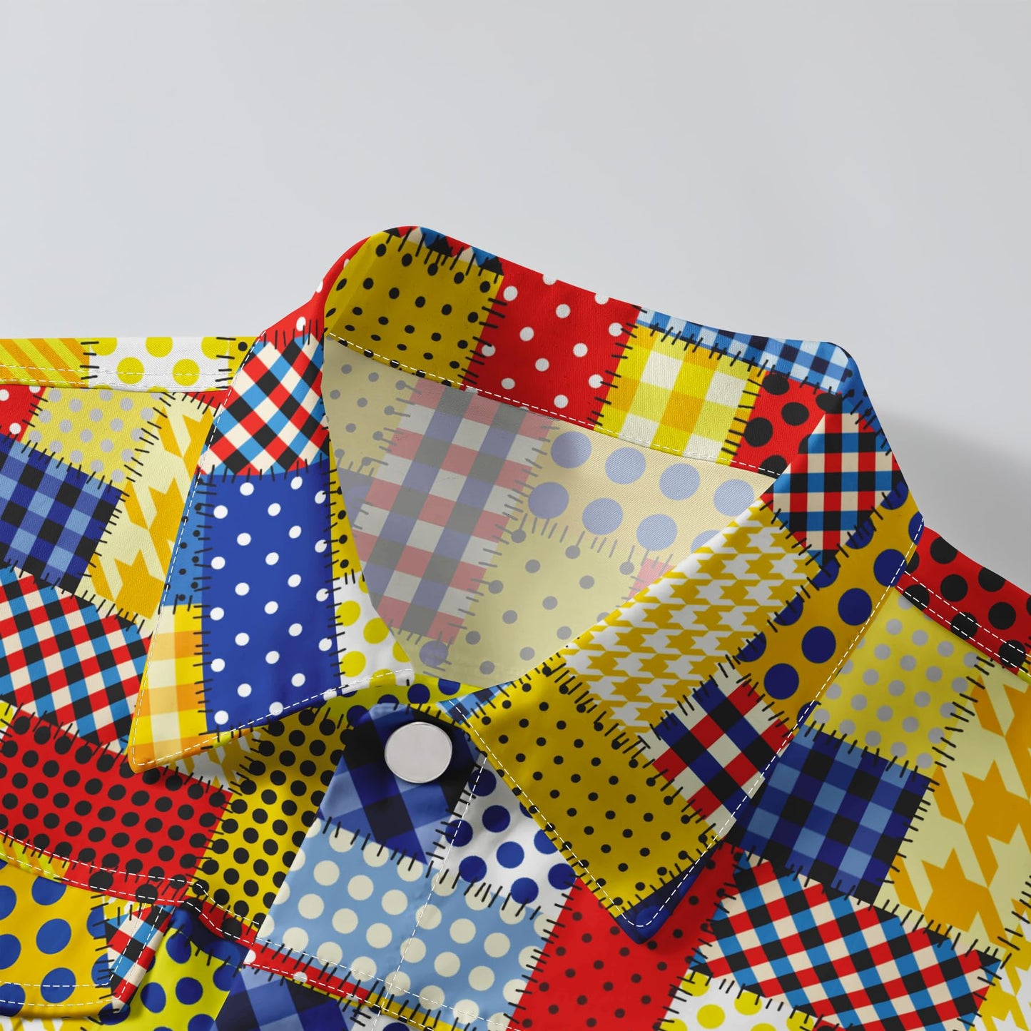 BYBNOLL Men's Denim Vest Sleeveless Casual Jean Vest Button Camouflage Print Jacket Outerwear Vest