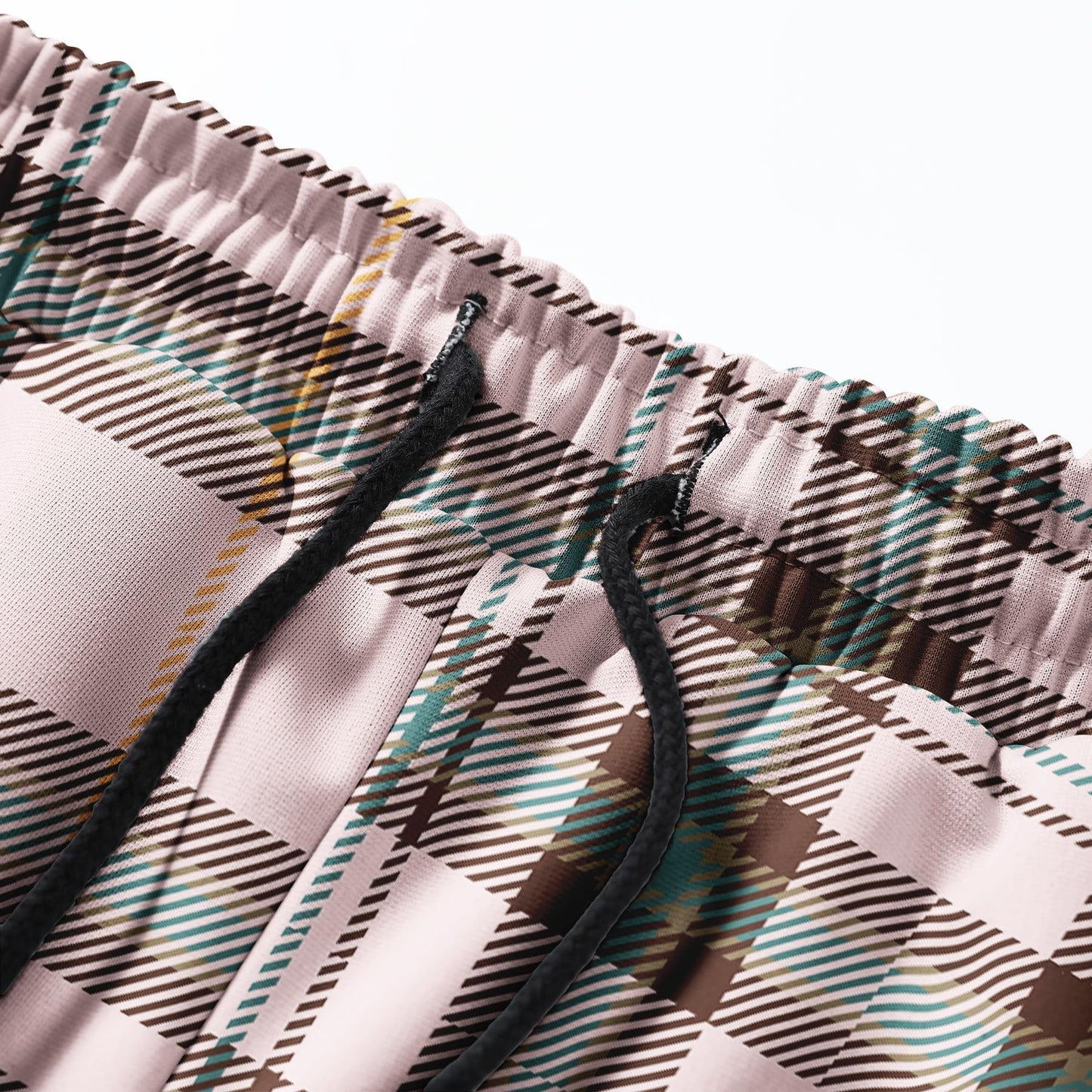 BYBNOLL Men's Printed Long Slash Pocket Multicolor Drawstring Casual Sweatpants