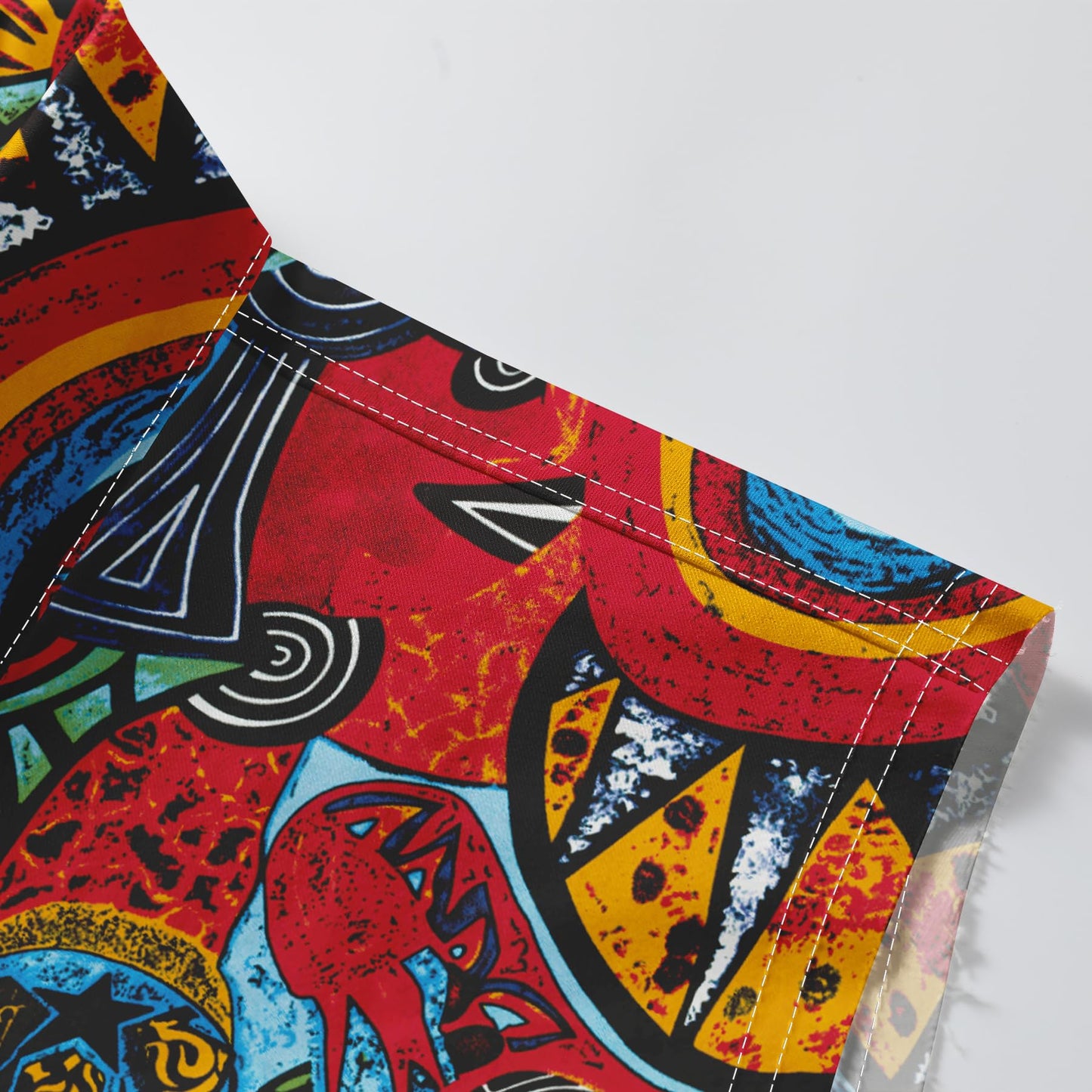 BYBNOLL Men's Denim Vest Sleeveless Casual Jean Vest Button Camouflage Print Jacket Outerwear Vest